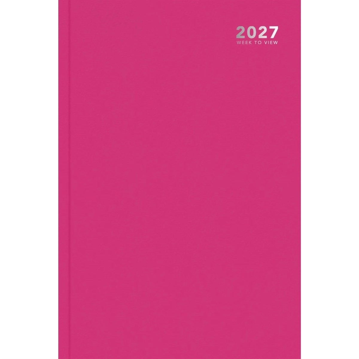 Pink Hardback Week To View A4 Diary 2027, General Diaries, Week To View, Gift