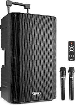 VSA700 Partybox Bluetooth Lautsprecher Groß 1000W, 8 Std Akku, Mobile PA Anlage 