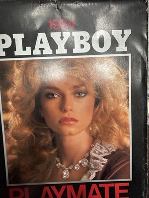 Vintage 1984 Playboy Playmate Desk Calendar Original Envelope Complete