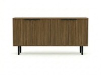 ZeitgenöSsisches Braunes Sideboard Holz Anrichte LuxuriöSe MöBel