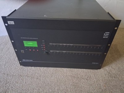 Crestron DM-MD16X16 DigitalMedia Matrix Switcher w/ DMC Cards Powers On Untested