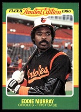 Eddie Murray 1986 Fleer Limited Edition #32 Orioles MLB READ FREE SHIPPING