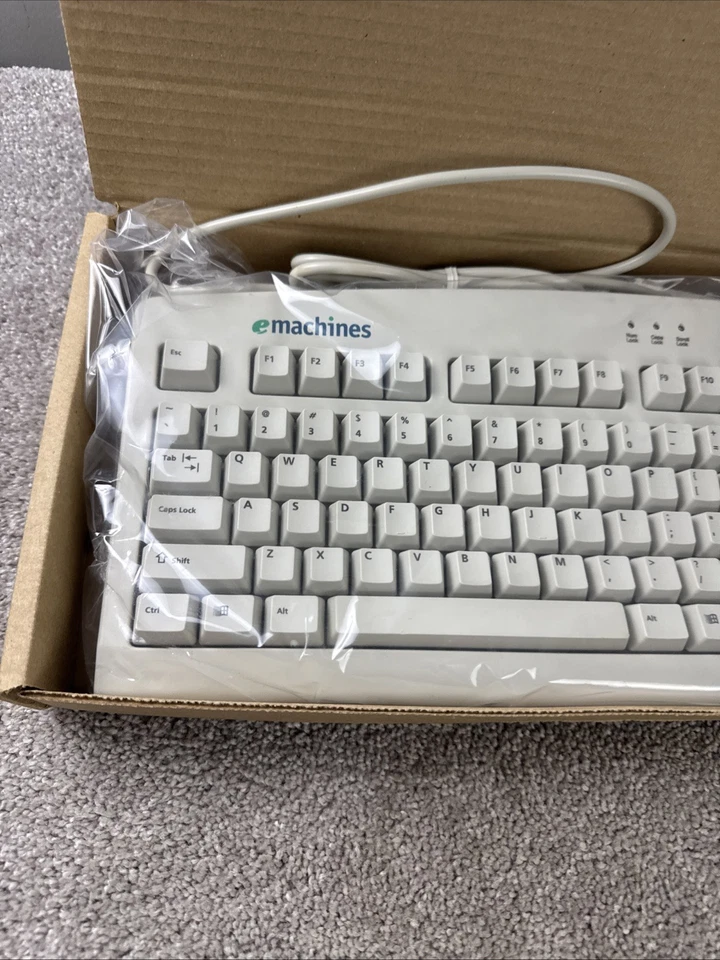 eMachines Wired Multimedia Keyboard eKB-5000 NEW in Box eBay Button - Image 4 of 4