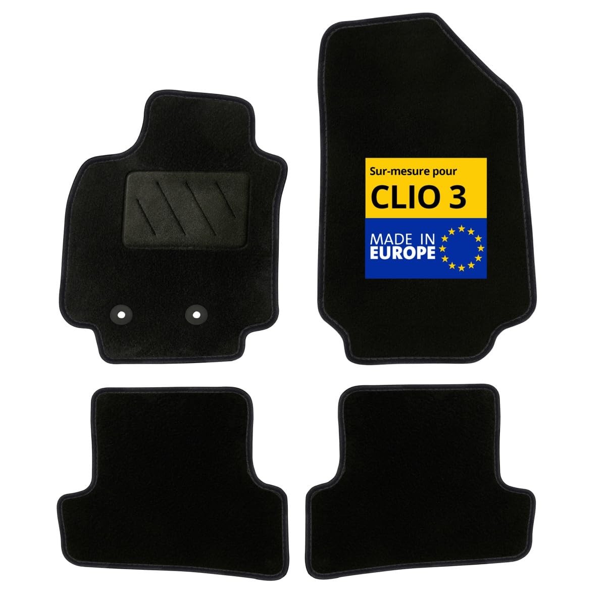 Dbs - Tappetini Auto - su Misura per Clio 3 (2005-2014) - Miniatura 2