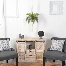 25 In. Green Fern Hanging Artificial Plant in Decorative Basket