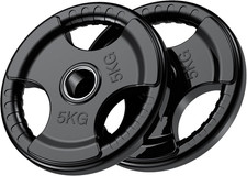 Dischi Pesi Finitura in Gomma Foro Ø50 Mm, Dischi Ghisa Gommati Olimpionici Set 