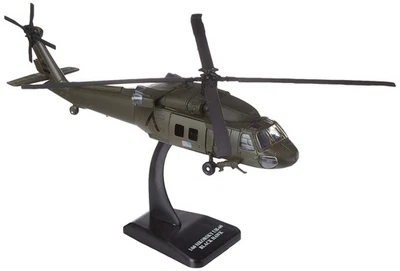 NEW RAY TOYS New Ray Sky Pilot UH-60 Black Hawk Diecast Helicopter Replica 1:60 Scale