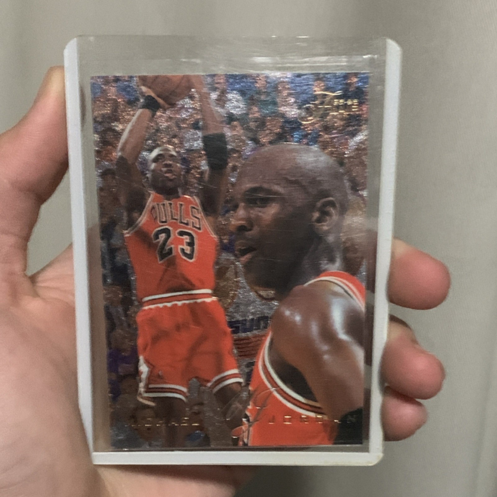 Fleer 1995-96 Flair Michael Jordan #15 Base Chicago Bulls NBA Basketball