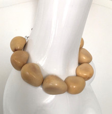 Tagua Nut Statement Choker Necklace