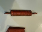 Vintage MCM Orange Metal Sexton Wall Art Kitchen Decor 6 Distressed Farm Country — photo 5