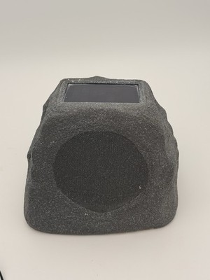 ION iSP75A Solar Rock Speaker Bluetooth Outdoor Wireless Gray Tested Powers On