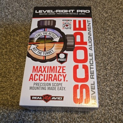 Real Avid Level Right Pro Master Grade Precision Scope level kit. 
