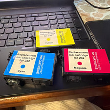 For Epson 232 Inkjet Ink Cartridges CMY Cyan/Magenta/Yellow 