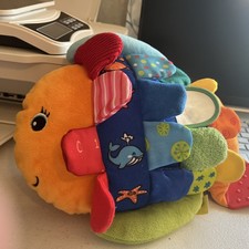 MELISSA  DOUG K  s Kids Plush FLIP FISH Baby Sensory Learning Educational Toy