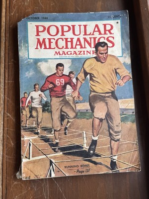 Vintage Popular Mechanics Magazine October 1948 Running Ropes