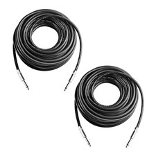 Yoico 2Pcs 50 Feet Professional Speaker Cables, Pair 50 ft 12 Gauge 1/4 Inch ...