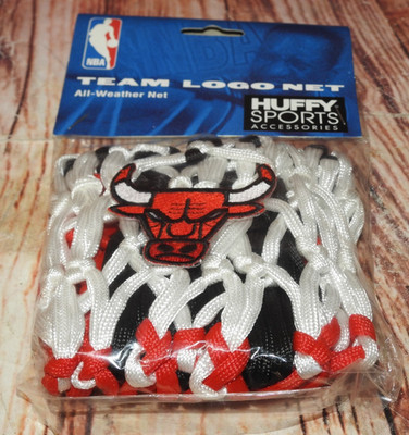 NEW! (1) 1990's Huffy PKG Sports Chicago Bulls Team Logo Basketball Net
