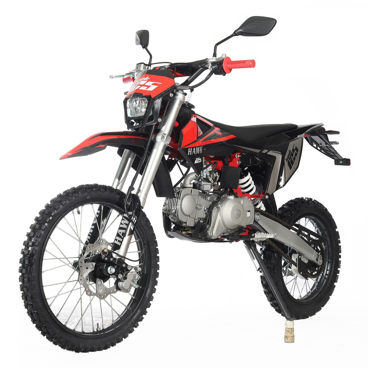 X-PRO Hawk 125cc Dirt Bike with All Lights Gas Powered Pit Bike