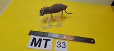 HEDDON FLOCKED GREY MEADOW MOUSE LURE   VERY NICE  #MT 33