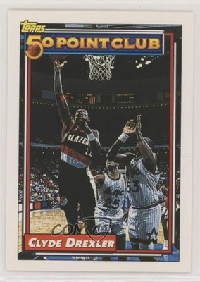 1992-93 Topps 50 Point Club Clyde Drexler #212 HOF 0e1s