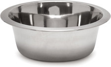 Pet Standard Stainless Steel Bowls for Dogs, Cats, Puppies, Kittens, Food and Wa
