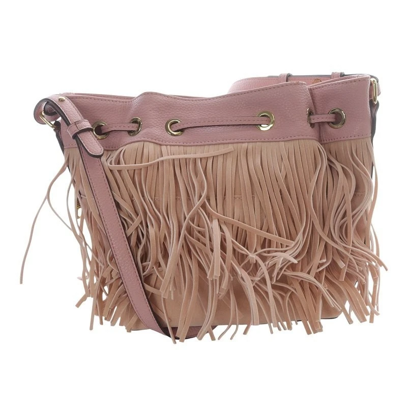 Samantha Vega бахрома наплечная сумка розовый переключатель стиль б/у женщин - Изображение 2 из 4