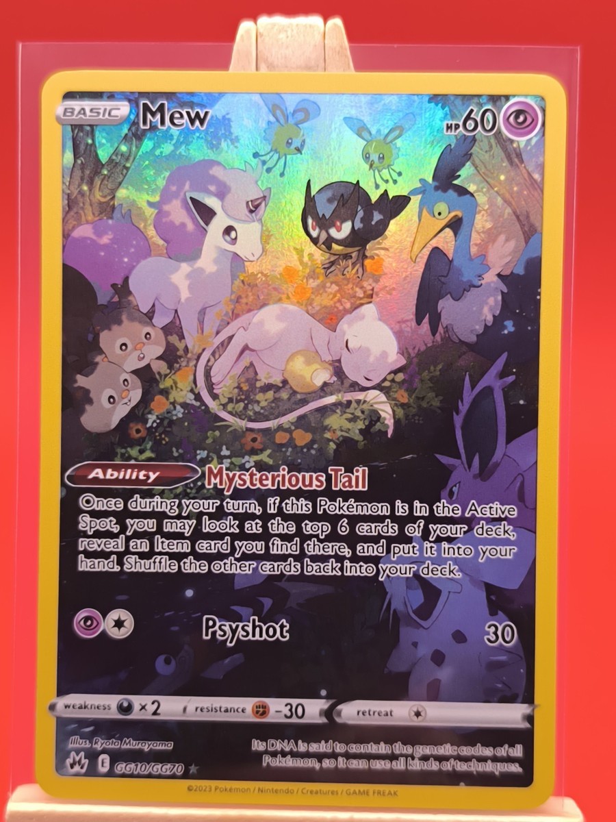Mew GG10/GG70 Crown Zenith Galarian Gallery Ultra Rare Pokemon