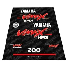 411 Decals Compatible Replacement for Yamaha 200 VMAX Outboard Decal (Sticker...
