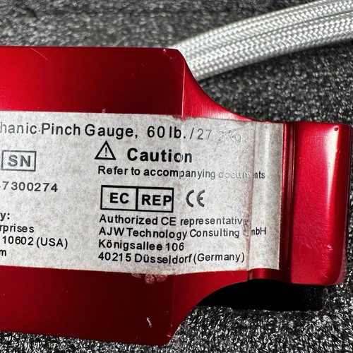 Baseline Mechanical Pinch Gauge 60 lb. / 27.2 kg Red Used - Picture 8 of 8