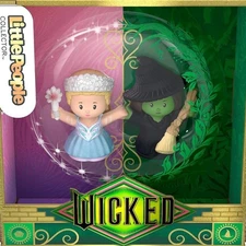 NEW IN HAND Little People Collector SET WICKED FOR GOOD Glinda & Elphaba 2 Pack