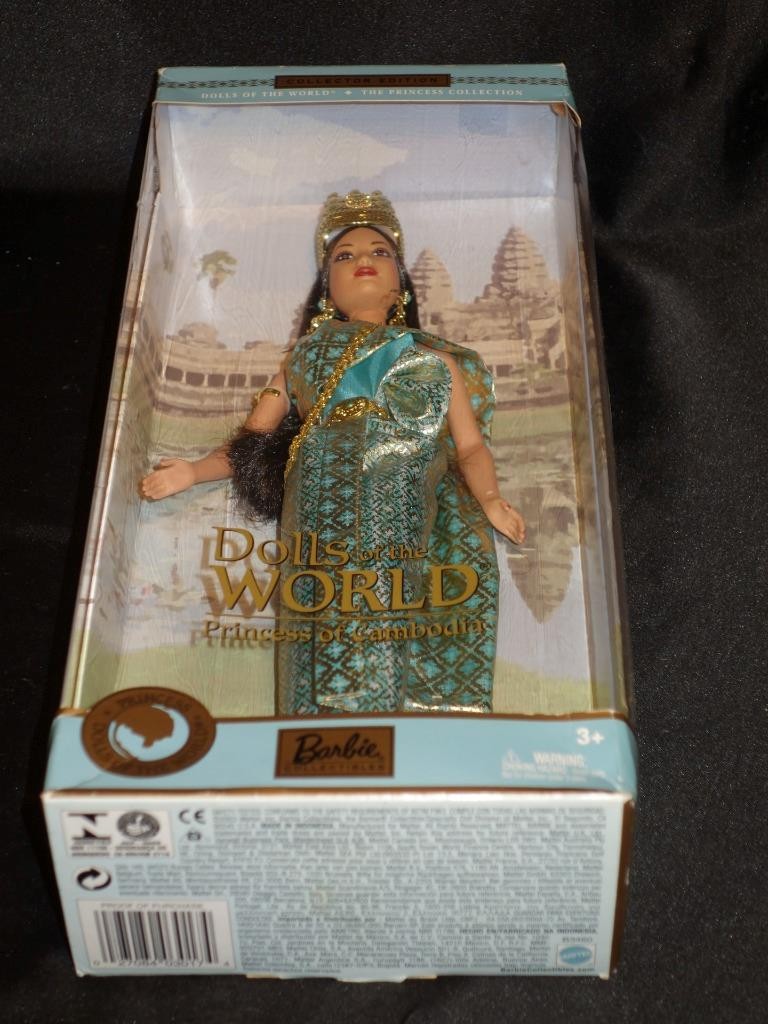 Dolls of the World PRINCESS of CAMBODIA Barbie NRFB B3460 | eBay