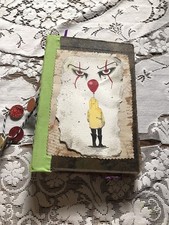 Original Watercolor IT Halloween Junk Journal Pockets, Tags, Ephemera Included