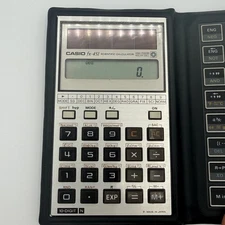 Vintage 1980’s Casio FX-451 Solar Power Scientific Calculator Tested Working