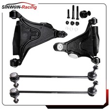 4 Pcs Front Control Arm Ball Joint Sway Bar Link Set For Volvo V70 S70 850