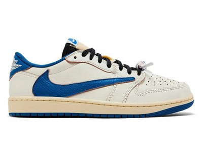 Nike Air Jordan 1 Low OG Fragment x Travis Scott Military Blue