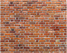 10X8Ft Christmas Red Brick Wall Backdrop for Photoshoot Polyester Fabric Brick B