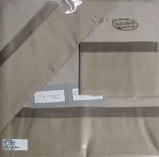 Completo Lenzuola Matrimoniale In Cotone Con Balza In Raso (Prezzo Cadauno)