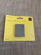 Sony Playstation 2 PS2 Memory Card Crystal SCPH-10020 Brand New Sealed - Japan