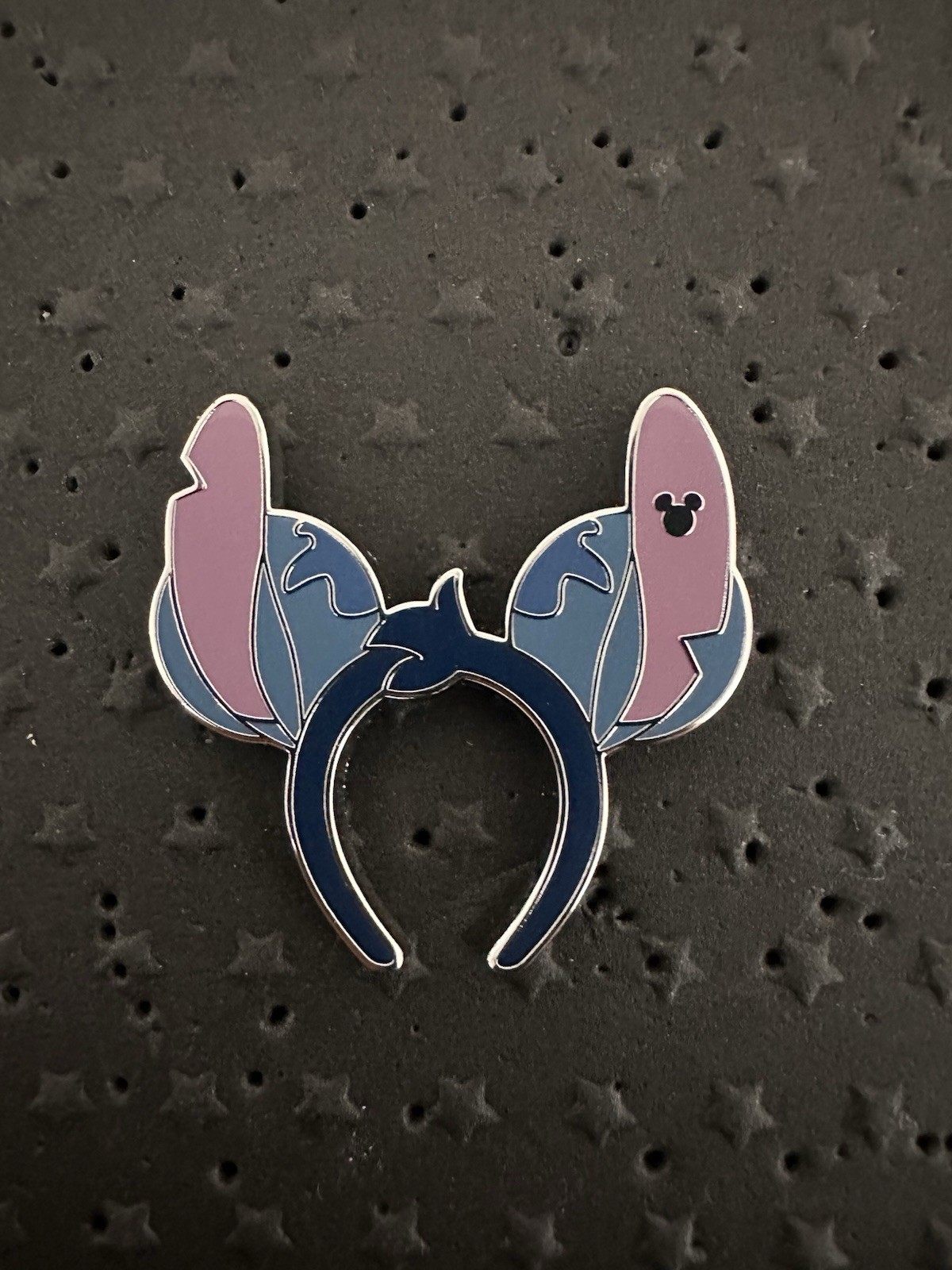 2025 WDW Hidden Disney Pin Stitch Ear Headbands Ear Hat Hidden Mickey Pin