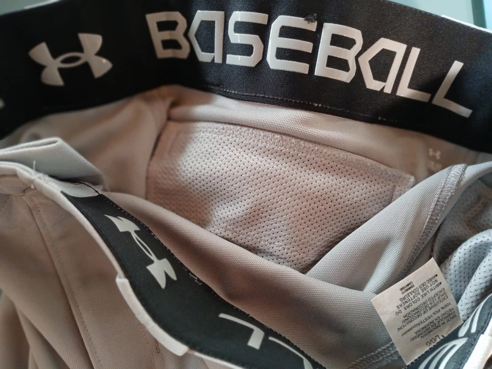 Under Armour UA Utility Piped Para hombres Talla L Gris Pantalones de Béisbol Uniforme Atlético  Foto 4 de 4
