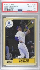 2017 Topps 1987 Baseball 30th Anniversary Hunter Dozier PSA 10 GEM MT g6p