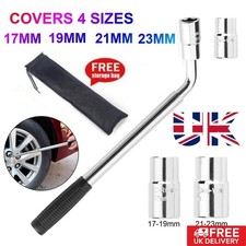 Extendable Wheel Brace Wrench Telescopic 17 19 21 23MM Car Van Socket Tyre Nut