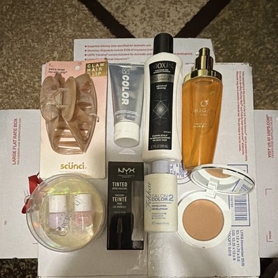 Assorted Full Size Beauty Lot: Nioxin Shampoo, NYX Tinted Brow Mascara & More