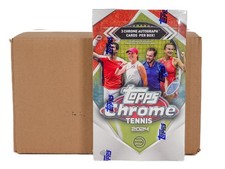 2024 Topps Chrome Tennis Hobby 12-box Case
