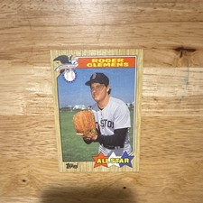 Topps Roger Clemens All-Star 1987 Boston Red Sox #614 1986 AL Leaders