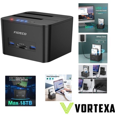 Kompakte Docking Station für SATA-Festplatten, USB 3.0, ideale Lösung für Profis