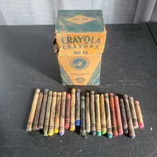 Vintage Crayola Crayons 48 Binney  Smith "Rubens 48"