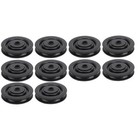 90mm 10Pcs Universal Pulley Wheel Fitness Hebezeug Zubehör Nylon Lager Kern CU