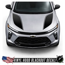 Hood Side Racing Stripes Graphics -fits 2024 Up Chevy Chevrolet Trax