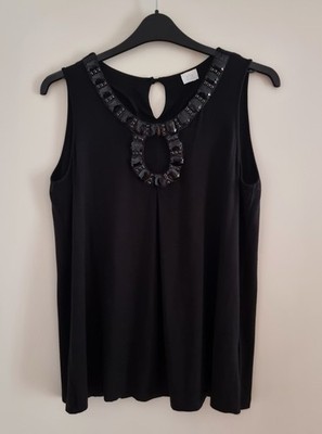 Top Alba Moda ° Gr. 40 M ° Shirt Blusen T-Shirt Sommer Business Freizeit schwarz